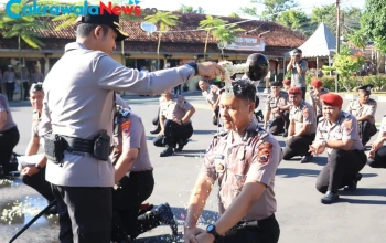 Polres Tegal Gelar Upacara Kenaikan Pangkat dan Wisuda Purna Bakti Tahun 2026