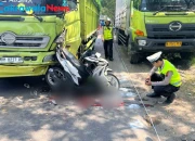 Satlantas Polres Tegal Kota Evakuasi Korban Kecelakaan Beruntun di Jalan Lingkar Utara