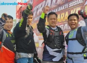 Trabas Hari Bhayangkara Ke 80 Polres Tegal di Lapangan Aspol Kalibliruk Slawi Kabupaten Tegal