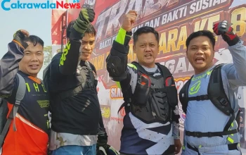 Trabas Hari Bhayangkara Ke 80 Polres Tegal di Lapangan Aspol Kalibliruk Slawi Kabupaten Tegal