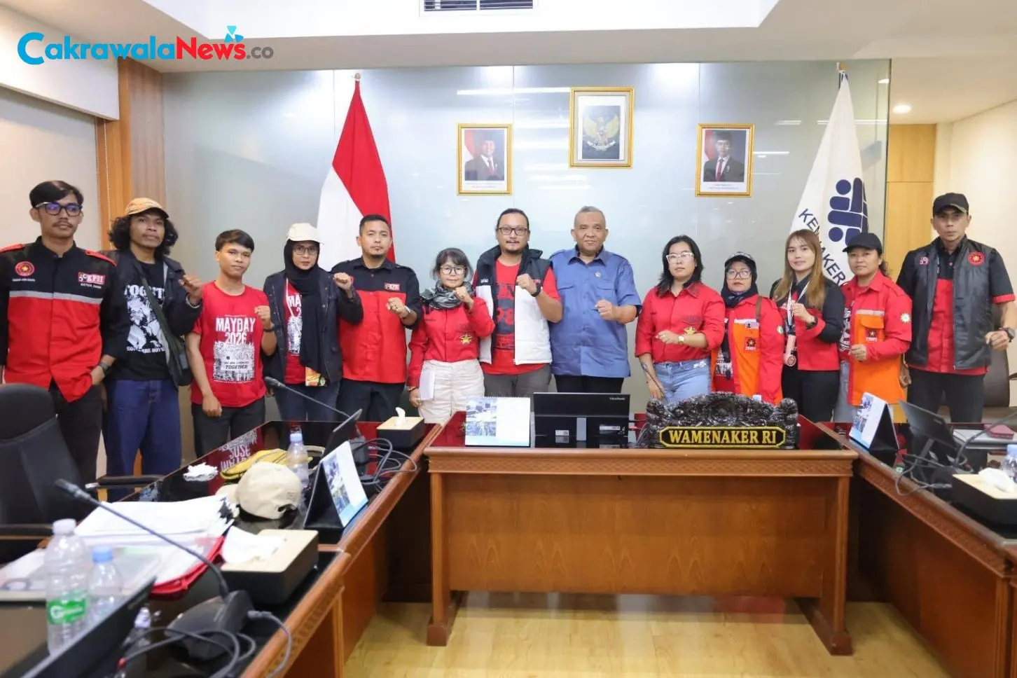 Wakil Menteri Ketenagakerjaan Terima Aspirasi KPBI Terkait PHK Pelindungan Pekerja dan Keselamatan Kerja di Indonesia