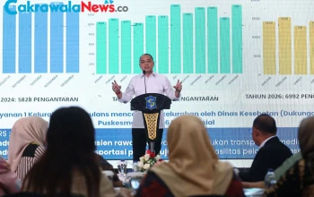 Wali Kota Surabaya Eri Cahyadi saat membuka Forum Koordinasi Rumah Sakit se-Surabaya di Graha Sawunggaling