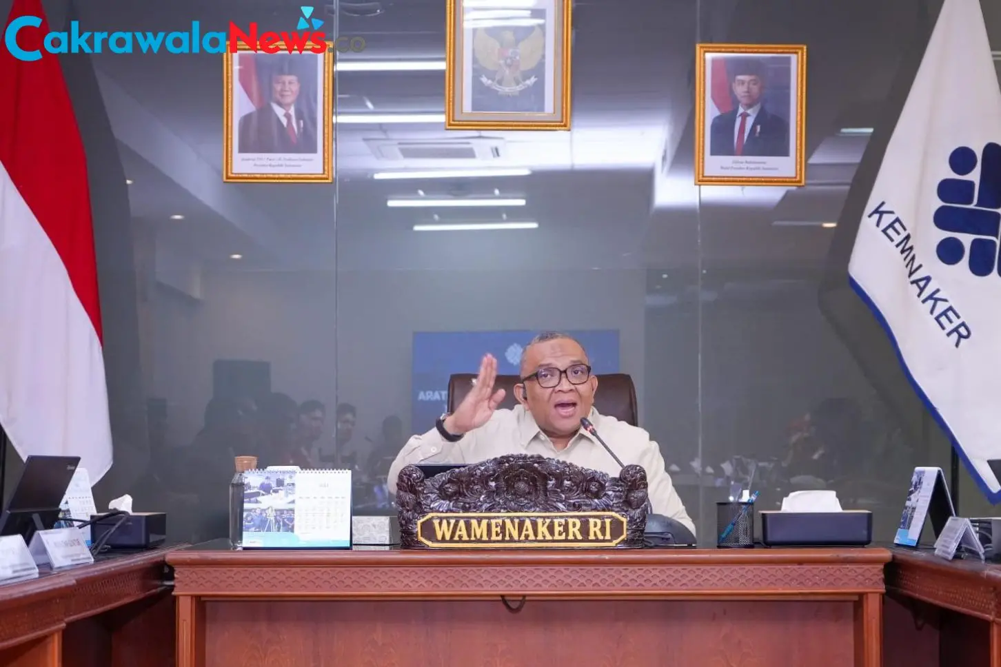 Wamenaker Afriansyah Noor Terima Audiensi KSN Bahas Regulasi dan Perlindungan Pekerja