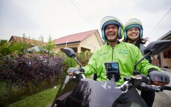 Ilustrasi pengemudi ojol