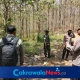 Kapolsek Jatinegara IPTU Marsono bersama TNI dan Perhutani memberikan sosialisasi pencegahan kebakaran hutan dan lahan