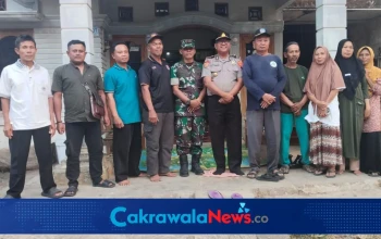 Kapolsek Jatinegara IPTU Marsono bersama unsur TNI, pemerintah desa, dan instansi terkait melaksanakan asesmen serta pembahasan rencana pembangunan sumur bor di Desa Dukuhbangsa, Kabupaten Tegal,