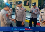  Kasi Propam Polres Tegal Ipda M. Ervin Rochman Pimpin Operasi Gaktibplin Polsek Dukuhturi