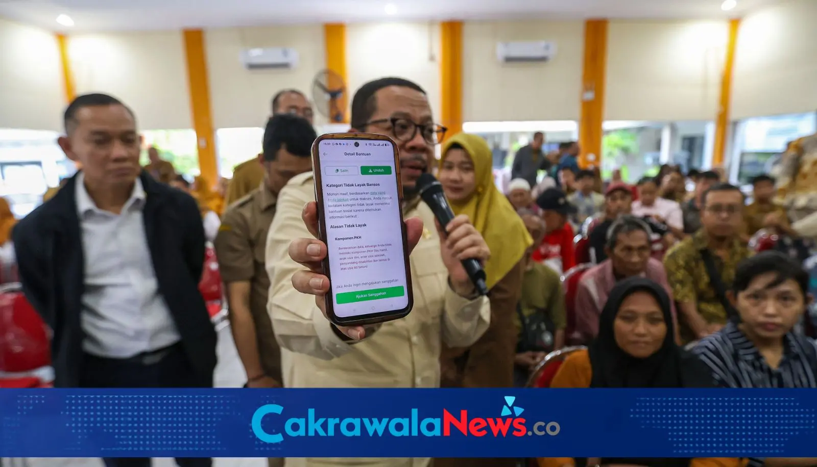 Kunjungan Kepala Badan Komunikasi Pemerintah Republik Indonesia (Bakom RI), Muhammad Qodari di Surabaya.