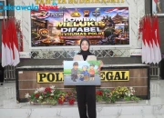 Lima Pelukis Difabel Asal Kabupaten Tegal Ikuti Lomba Konten Kreatif Divisi Humas Polri