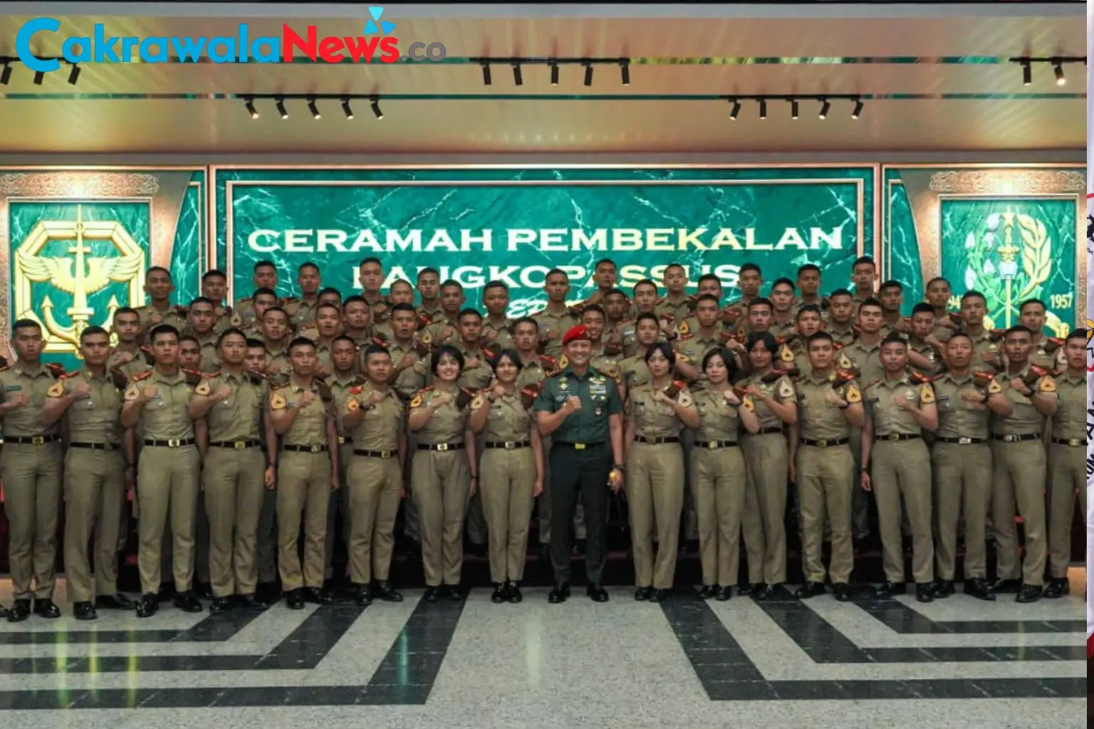 Pangkopassus Berikan Pembekalan Kepada Taruna Akademi Militer Menjelang Prasetya Perwira 2026