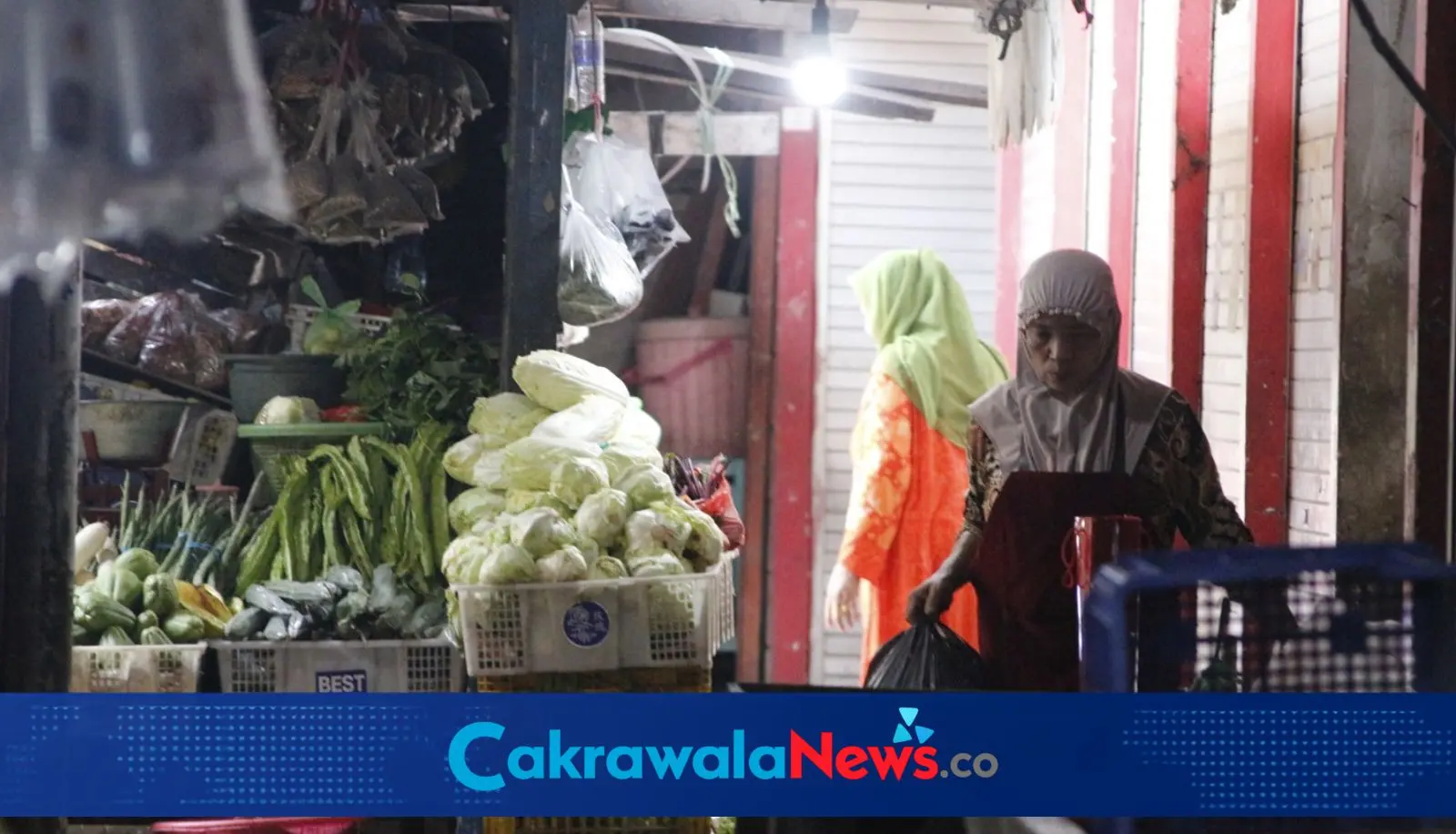 Pedagang Pasar Kembang Surabaya.