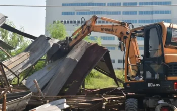 Penertiban bangunan untuk perkuasan Rumah sakit