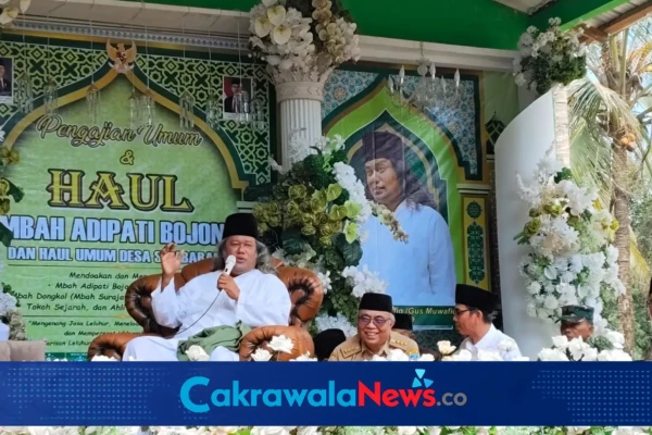 Polri-TNI Bersinergi Amankan Haul Mbah Adipati Bojong di Tegal, Pengajian Gus Muwafik Berjalan Kondusif