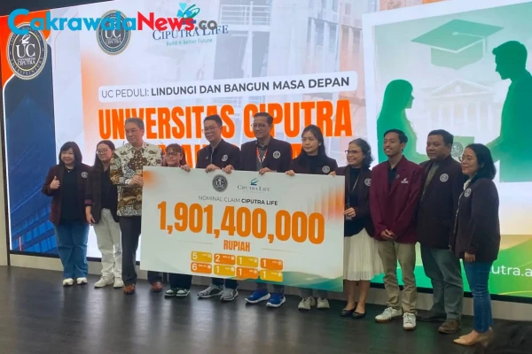Universitas Ciputra Kucurkan Perlindungan Pendidikan Rp1,9 Miliar, 18 Mahasiswa Tetap Bisa Kuliah hingga Lulus