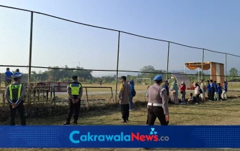 Polres Tegal Amankan Kompetisi Piala Suratin Jawa Tengah 2026 di Lapangan Karangcengis Kabupaten Tegal