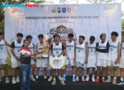 Polres Tegal Tutup Turnamen Basket Pelajar Sportivitas dan Prestasi Warnai Hari Bhayangkara Ke 80