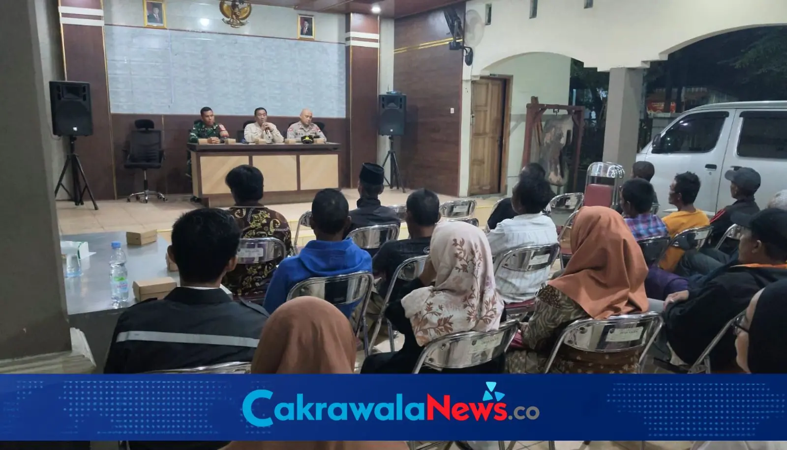 Polsek Lebaksiu Fasilitasi Musyawarah Penambang Galian C Desa Kajen Kabupaten Tegal