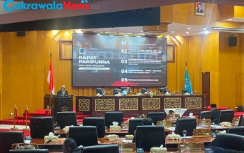 Rapat Paripurna mengenai pandangan Fraksi soal Perda tentang Produk Pangan Asal Hewan