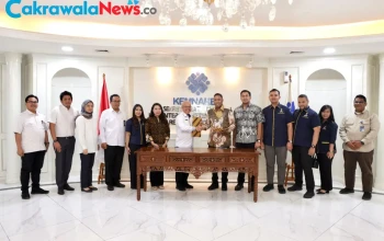 Sekjen Kemnaker Cris Kuntadi dan BPD HIPMI Jaya Teken Kesepahaman Pengembangan Keterampilan Tenaga Kerja