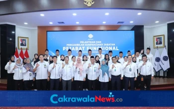 Sekjen Kemnaker Cris Kuntadi Lantik Pejabat Fungsional dan Tekankan Pelayanan Berdampak bagi Masyarakat.