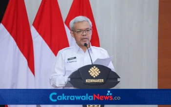 Sekretaris Jenderal Kemnaker Cris Kuntadi Membuka Webinar AI untuk Analisis Kebutuhan Tenaga Kerja dan Perencanaan Pelatihan di Jakarta