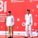 Cahyo Harjo saat memimpin Upacara HUT RI ke 81