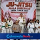 Cak Yebe atau Yona Bagus sebagai Ketua Dewan Penasihat Institut Ju-Jitsu Indonesia (IJI) Kota Surabaya saat menghadiri Kejurprov Ju-Jitsu Piala Gubernur Jawa Timur 2026