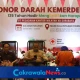 Donor darah yang digelar oleh PT Pegadaian Kantor Wilayah XII Surabaya.