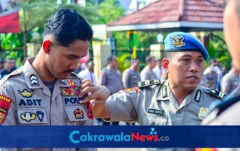 Gaktibplin Polres Tegal Kota Periksa Urine dan Handphone Personel