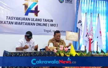 HUT Ke 14 IWO Kota Tegal Dibanjiri Ucapan Selamat dan Dukungan