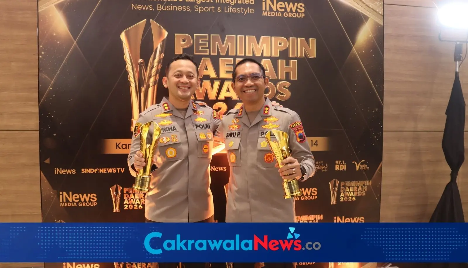 Kapolres Tegal Raih Apresiasi Pemimpin Daerah Awards 2026 Kategori Pelayanan Publik