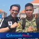 (Kiri) Anggota Komisi D DPRD Kota Surabaya, dr. Michael Leksodimulyo, MBA., M.Kes., dengan salah satu pembina di Sekolah Rakyat.