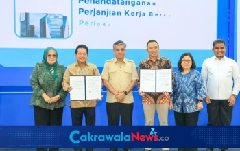 Menaker Yassierli Hadiri Penandatanganan PKB BRI Periode 2026 2028