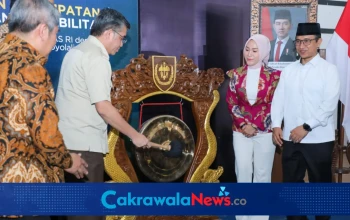 Menteri Ketenagakerjaan Yassierli membuka Pelatihan dan Penempatan Tenaga Kerja Penyandang Disabilitas di Boyolali sebagai upaya memperluas kesempatan kerja yang setara dan inklusif.
