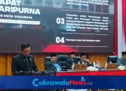 Pandangan Umum Fraksi PKS DPRD Surabaya yang disampaikan Faris Abidin.