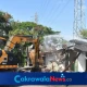Penertiban aset lahan seluas 1.800 meter persegi di kawasan Tempat Pemakaman Umum (TPU) Keputih.