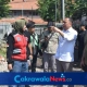 Penertiban sampah di TPA Benowo.