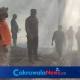 Polisi Bersama Damkar dan BPBD Padamkan Kebakaran Lahan Clirit View