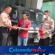 Polsek Bumijawa Bagikan Bendera Merah Putih Sambut HUT ke 81 RI