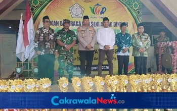 Polsek Dukuhturi Amankan Pembukaan PORSADIN VII Kabupaten Tegal