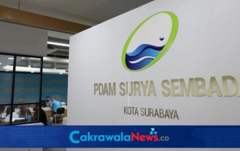 Potret Kantor PDAM Surya Sembada Surabaya.