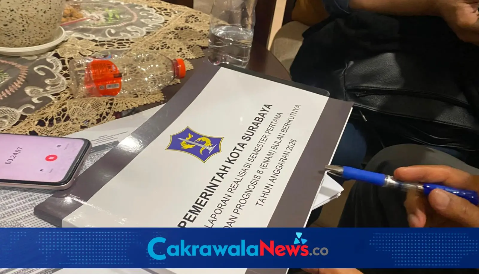 Potret Laporan Realisasi Pemkot Surabaya Semester Pertama 2026.