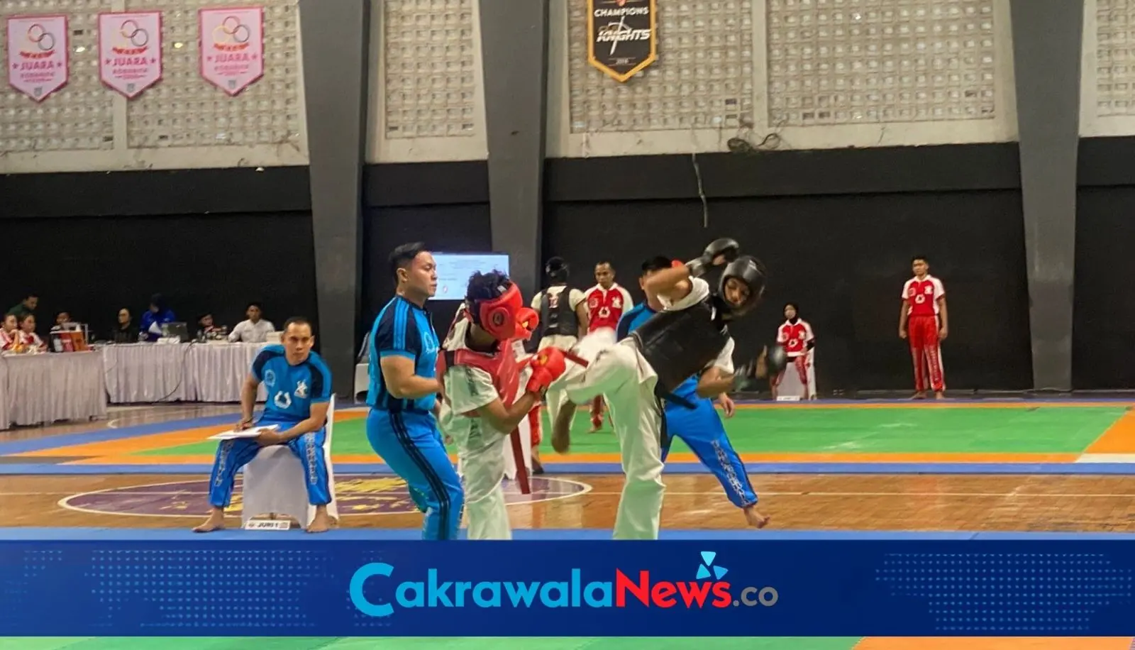 Suasana Pertandingan Kerjunas Pelajar Tarung Derajat BHS Cup 2026.