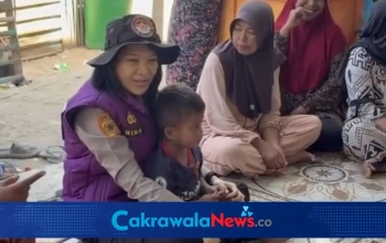 Tim Trauma Healing Polda Jateng Dampingi Warga Terdampak Gempa Manggarai Barat