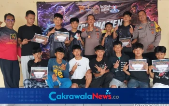 Turnamen Esports Polres Tegal di Mapolsek Adiwerna menjadi wadah sportivitas pelajar sekaligus edukasi kamtibmas bagi generasi muda Kabupaten Tegal.