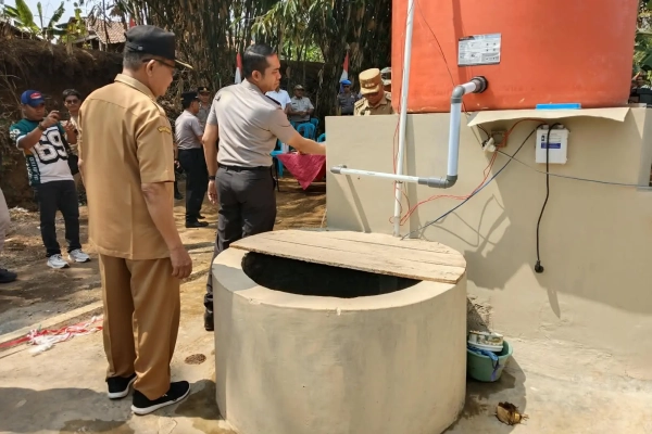 Polres Tegal Bantu Air Bersih untuk Warga Jatinegara yang Dilanda Kekeringan