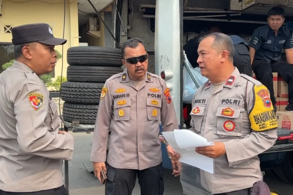 Musim Kemarau Tiba Polres Tegal Kota Siapkan AWC Hadapi Kebakaran