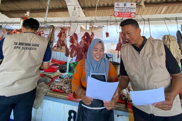 RPH Surabaya Sebut Pasar Arimbi dan Lapak Mitra Terjamin Daging ASUH
