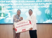 Eri Cahyadi saat penyerahan aset