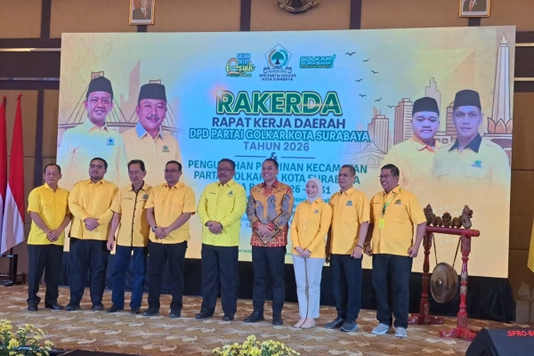 Perkuat Akar Rumput, Golkar Surabaya Optimalkan Peran Kecamatan dan Kelurahan